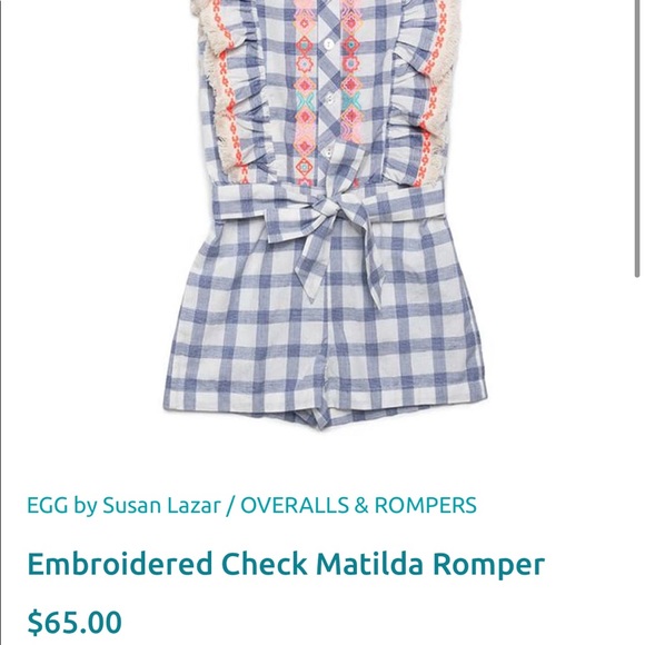 Egg by Susan Lazar girls romper - Picture 4 of 4